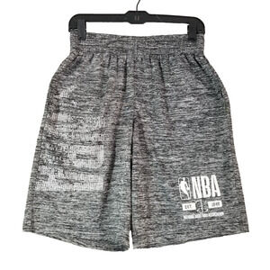 NBA shorts men's small gray Heather lightweight Dri-Fit basketball gym sports